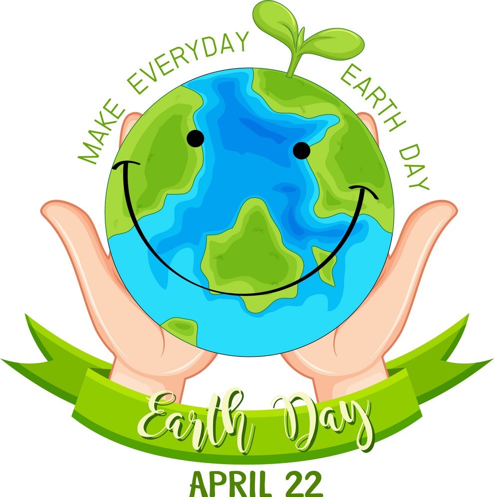 smiling-earth-day-poster-vector-26549304