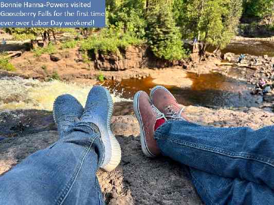 Bonnie Hanna-Powers visited Gooseberry Falls for the first time ever over Labor Day weekend!