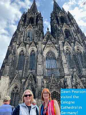 Dawn Pearson visited the Cologne Cathedral in Cologne, Germany!