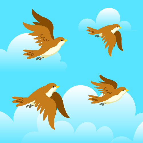 Reading_96_The-birds-are-flying-in-the-sky