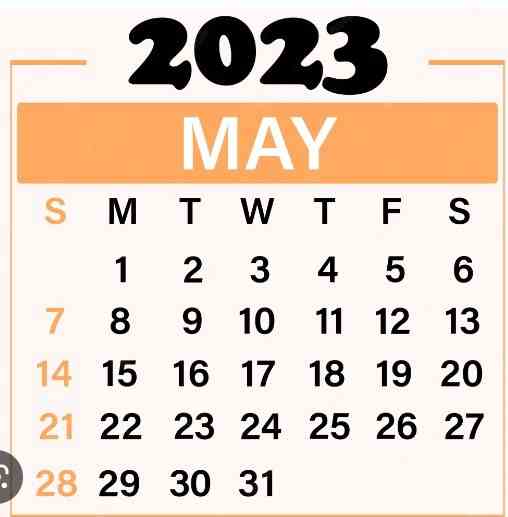 May 2023