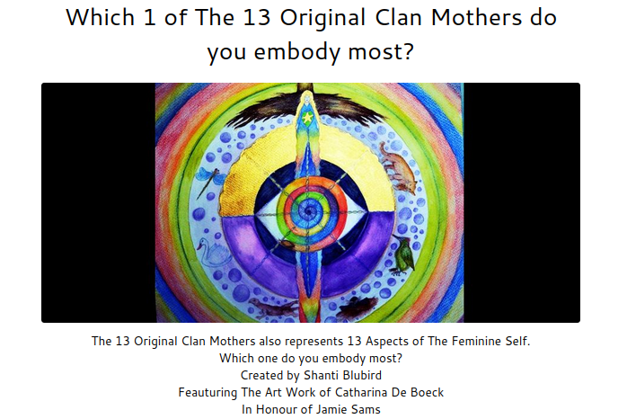 13 Origibal Clan Mother Quiz