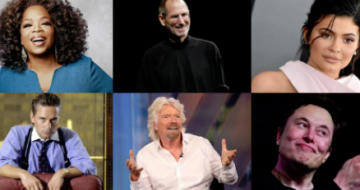 Pictures 6 popular entrepreneurs